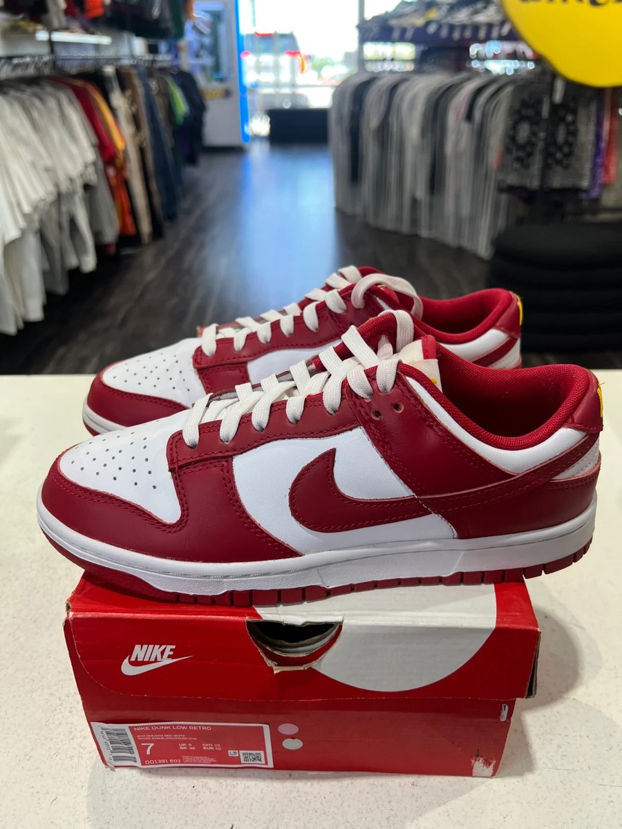 NIKE DUNK LOW ジムレッド Size 7 - Nike Dunk Low Gym Red PRE-OWNED | eBay