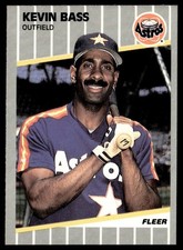 1989 Fleer Kevin Bass Houston Astros #351