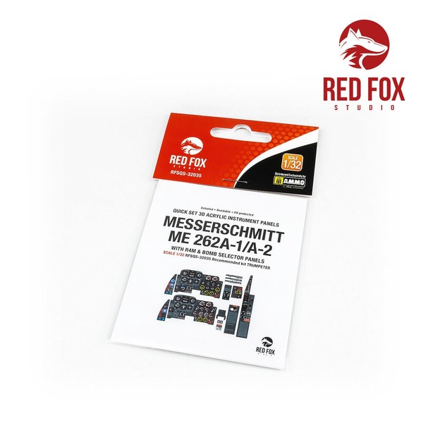 Red Fox Studio RFSQS-32035 - 1/32 Messerschmitt Me 262A-1/A-2 With R4M & Bomb Se-image