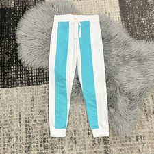 Bella Frank Drawcord Sweatpants - Green White Size 10Y NWT