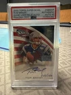 2002 Topps Super Bowl Tom Brady #SBMVP Relic Auto Serial #/150 PSA Patriots