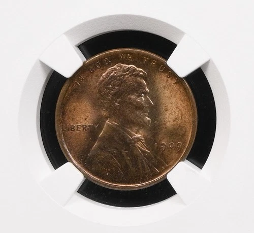 1909 Lincoln Wheat Cent NGC MS64 RB Red Brown - 97067