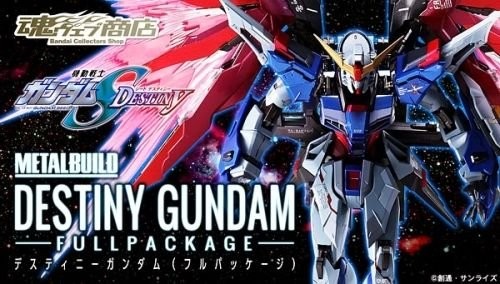 METAL BUILD Destiny Gundam paquete completo figura Bandai Japón
