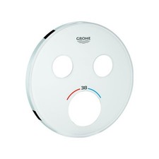 Grohe rosette 49033 for SmartControl UP-THM with 2 ASV moon white