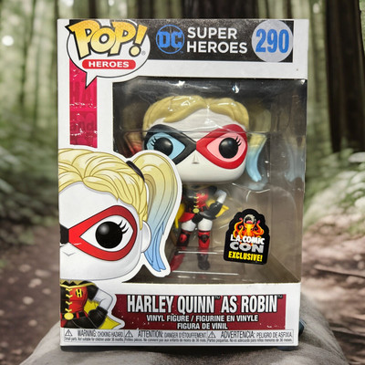 Funko Pop! - DC Super Heroes Harley Quinn as Robin 290 LA Comic Con Exclusive!!