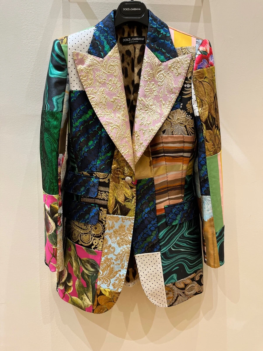 Patchwork blazer clearance