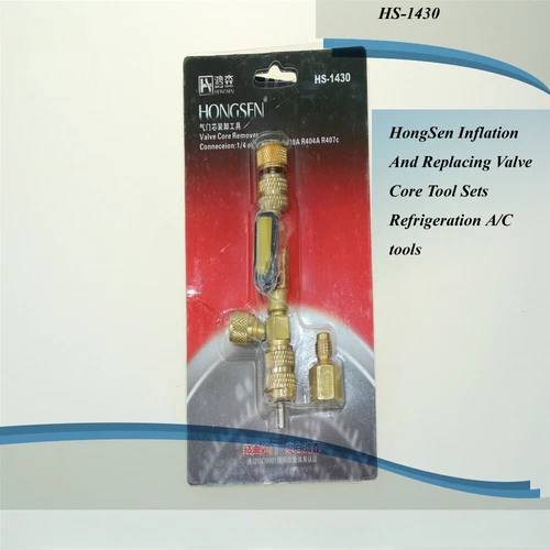 HS-1430 Inflation and Replacing Valve Core Tool Sets Refrigeration A/C Tools - Picture 2 of 15