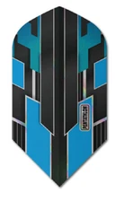 PENTATHLON SHIMMER Blue Slim Dart Flights 100 Micron 5 sets (15 flights)