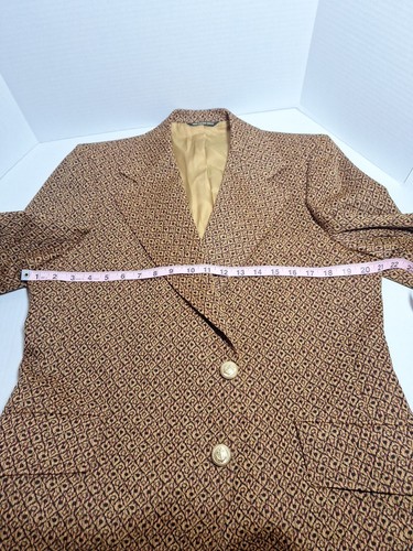 Vintage Curlee Tiemans Clothing For Men, Sport Jacket, Size Med, Polyester - Picture 6 of 6