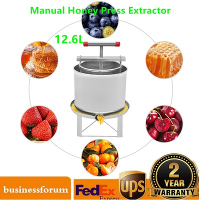 12.6L Bee Honey Press Machine Beekeeping Equipment Tool Honey Wax Press Machine