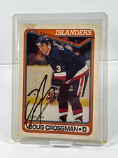 SIGNED 1990-91 O-Pee-Chee - #72 Doug Crossman AUTOGRAPH AUTO