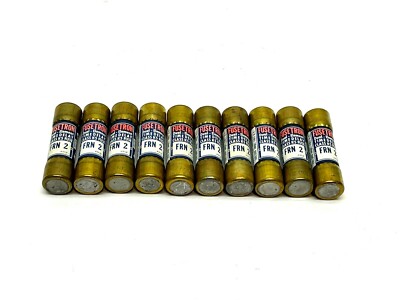 Fusetron FRN 2 All Purpose Fuse 2A 250VAC LOT OF 10