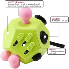 Dodecagon Cube Toys Anti-Anxiety,Relieves Stress 12 Sided Fidget Toys