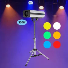 350W  Beam Spotlight Follow Spot Light Stage Light Effect DJ Party w/ Tripod