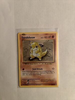 sandshrew pokemon card value 2016 Sandshrew 54/108 - Common Pokemon Card - Evolutions Set (2016) - NM