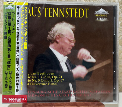 Beethoven (1770-1827) - Sym.1, 5, Etc: Tennstedt (CD) - NEW SEALED