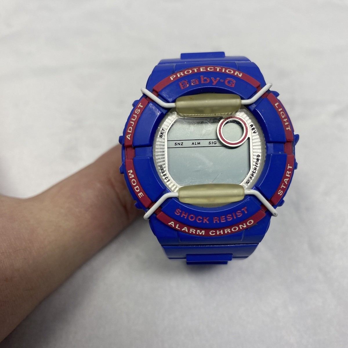 Casio Baby-G Beach Wear Women's Blue/Red Watch BGD120P-1