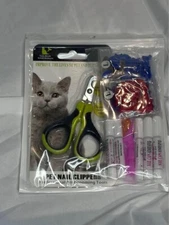 Cat Nail Cover Kit with Clippers – Size Large, Safe Grooming for Cats