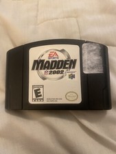 Madden 2002 (Nintendo 64, N64, 2003) Tested Cart Only FAST SHIPPING