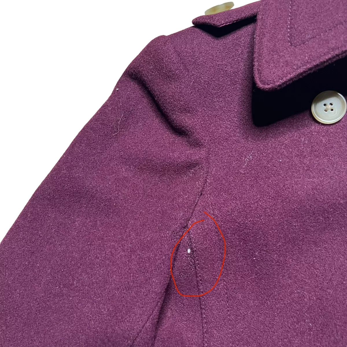 Lavender top pea coat