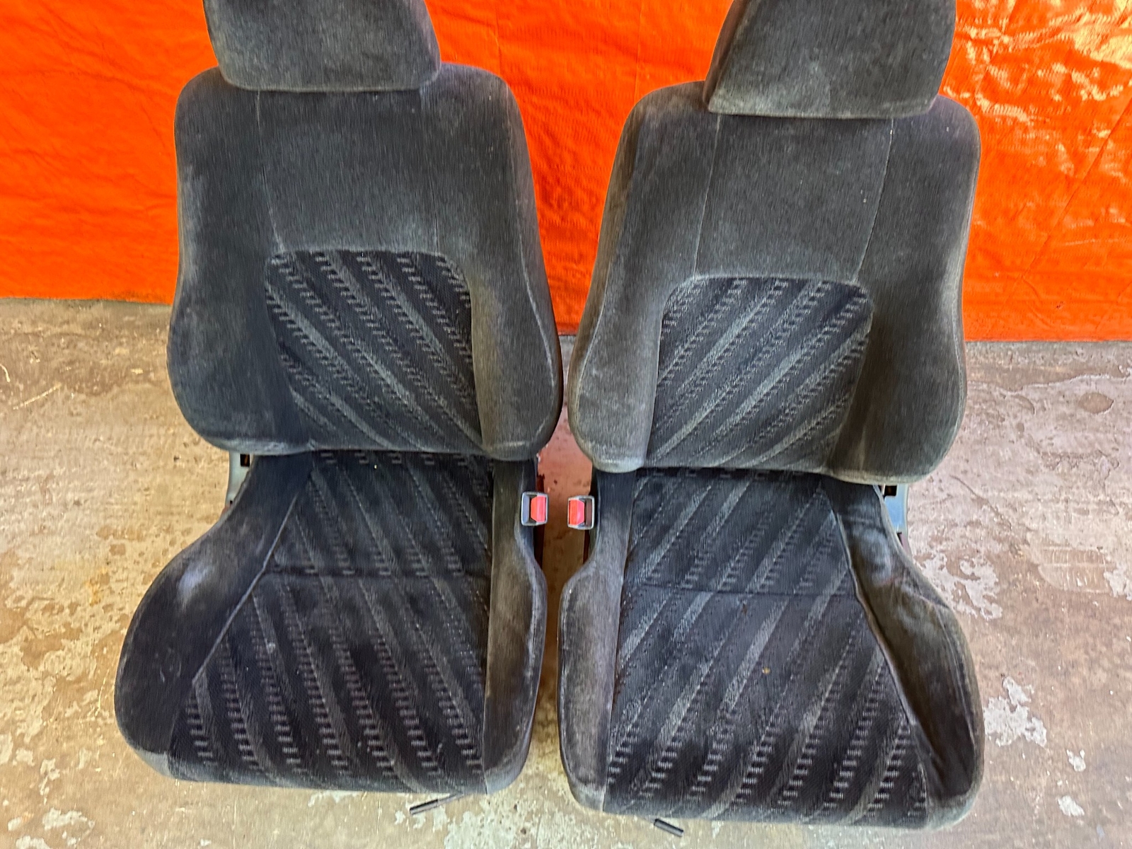9901 HONDA PRELUDE FRONT SEAT SET DRIVER LEFT PASSENGER RIGHT SEATS OEM 210 eBay