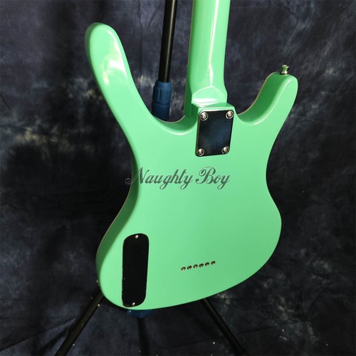 Chitarra Elettrica Personalizzata Colore Verde Corpo Solido 6 Corde Acero Neck 2H Pickup - Foto 5 di 6
