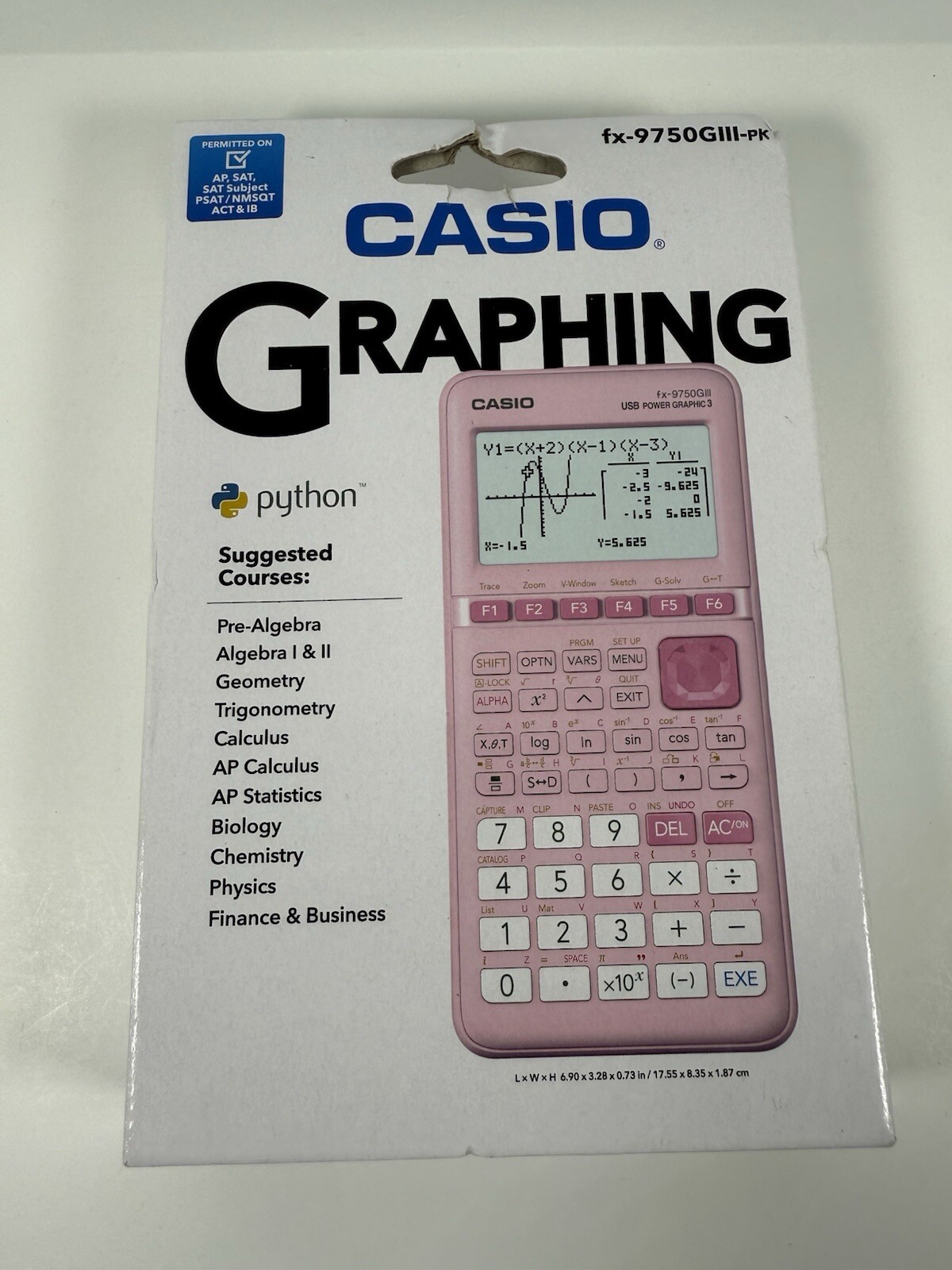Casio Fx-9750gii Pink Casio FX-9750GII PK Graphing Calculator Pink