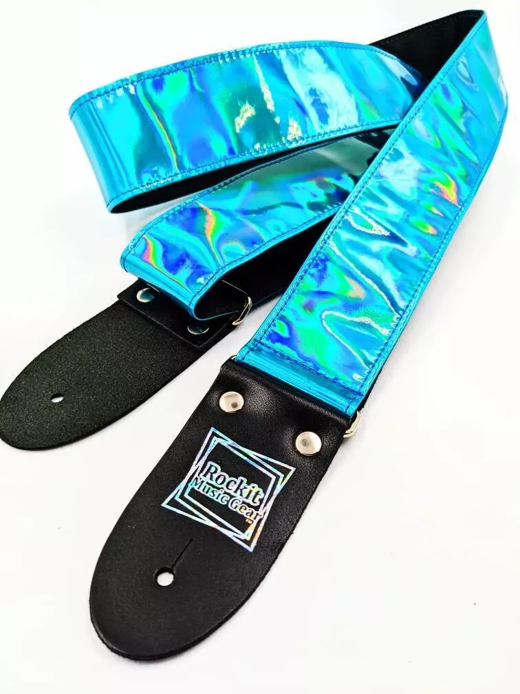 Holographic cheap guitar strap
