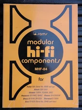 Original Sams Photofact HI-FI Series Service Repair Manual Book MHF-84