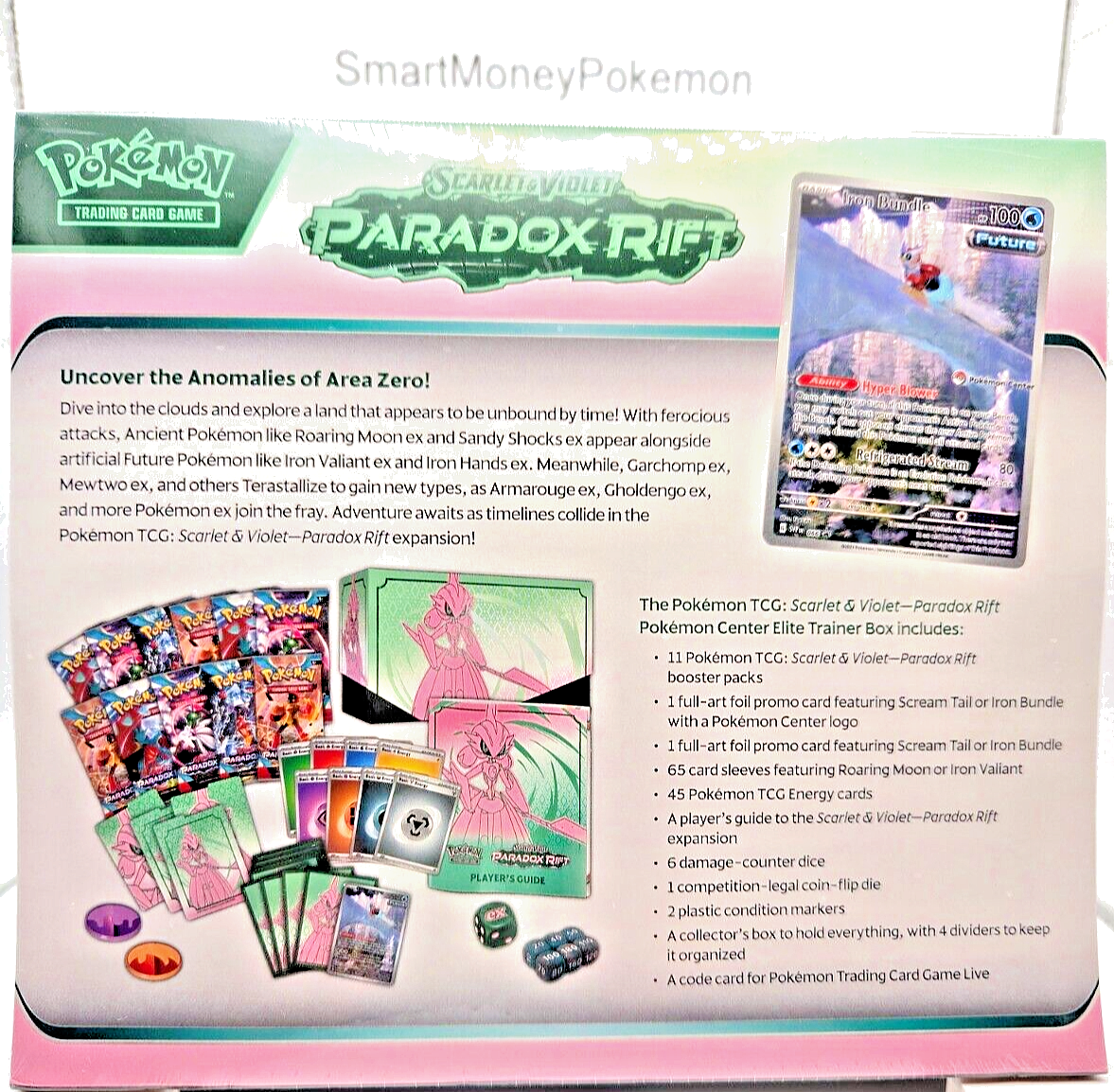 Paradox Rift Pokemon Center Elite Trainer Box ETB Factory Sealed