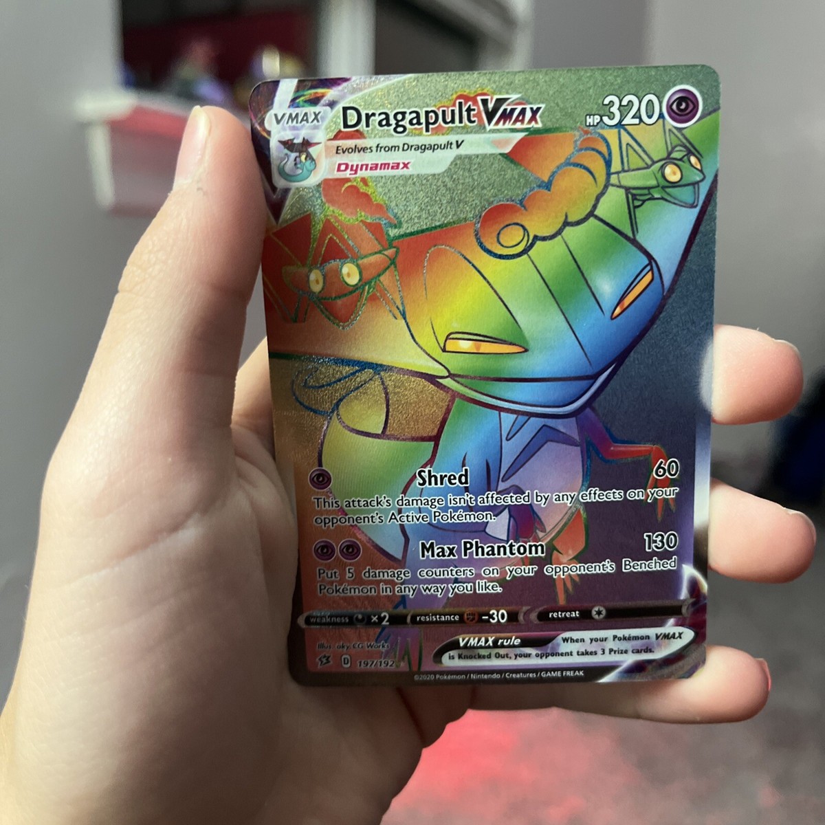 dragapult vmax pokemon card Shiny Dragapult VMAX SSR 318/190 S4a Shiny Star Pokemon Card Japan