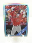 Topps 2023 Chrome Update Baseball Card #88CU-2 Mike Trout 1988 35th Insert