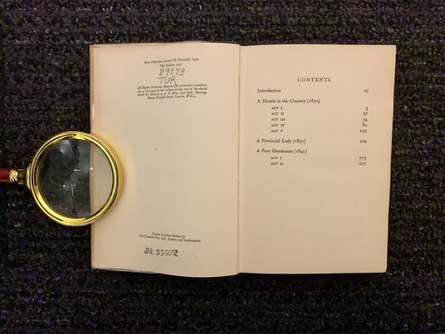 Three Famous Plays by Ivan Turgenev (1951, Hardcover) UK Edition/Dust Jacket - Picture 5 of 11