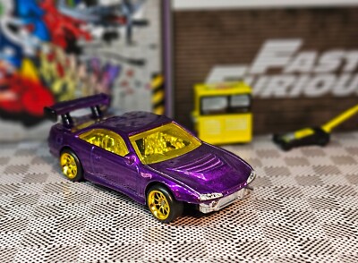 Custom Hot Wheels ULTRA HOT Nissan Silvia S14 Drift Target Exclusive Real Riders