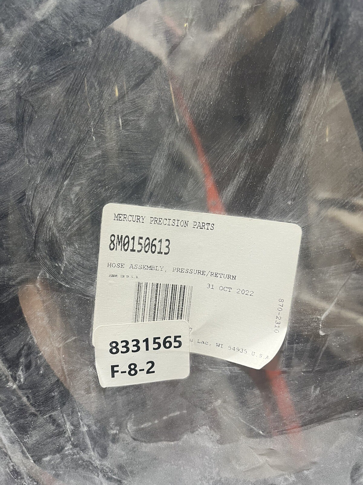 New / OEM MERCURY VERADO POWER STEERING HOSE KIT 8M0150613 10 FT. eBay