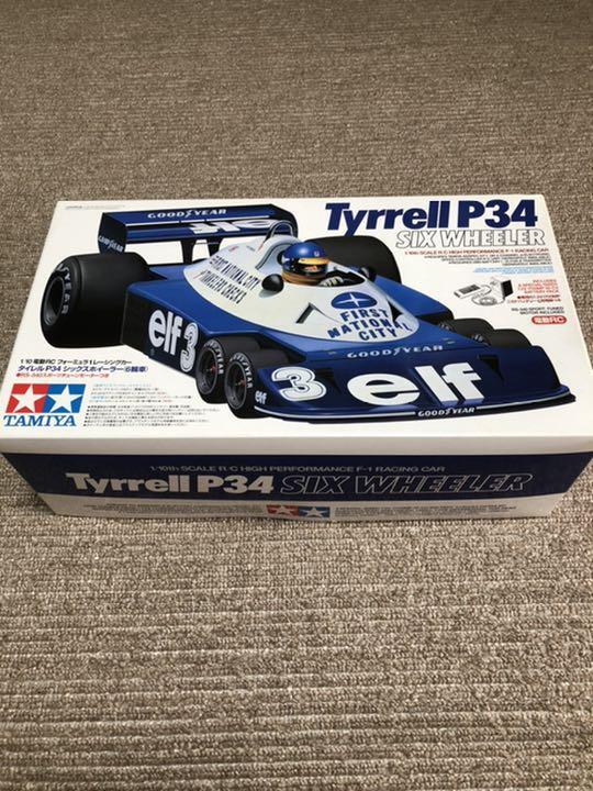 TAMIYA Tyrrell P34 シックスホイーラー 1/10 タイレル P34 シックスホイーラー (エッチングパーツ付き) (プラモデル