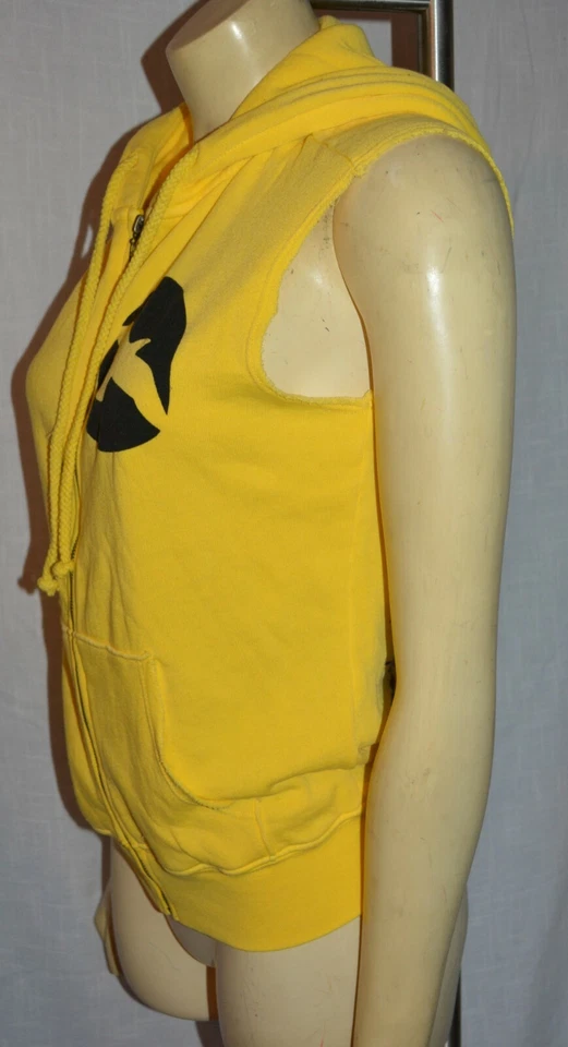 NUEVO sin etiquetas 2 B GRATIS Algodón Chaleco Sin Mangas LOVE Cremallera Frontal Sudadera con Capucha Talla M  Foto 2 de 4