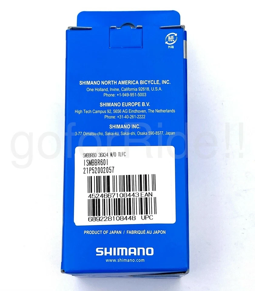 Nuevo Shimano SM-BBR60 hilo italiano bicicleta de carretera BB pedalier Ultegra 105 Foto 2 de 4