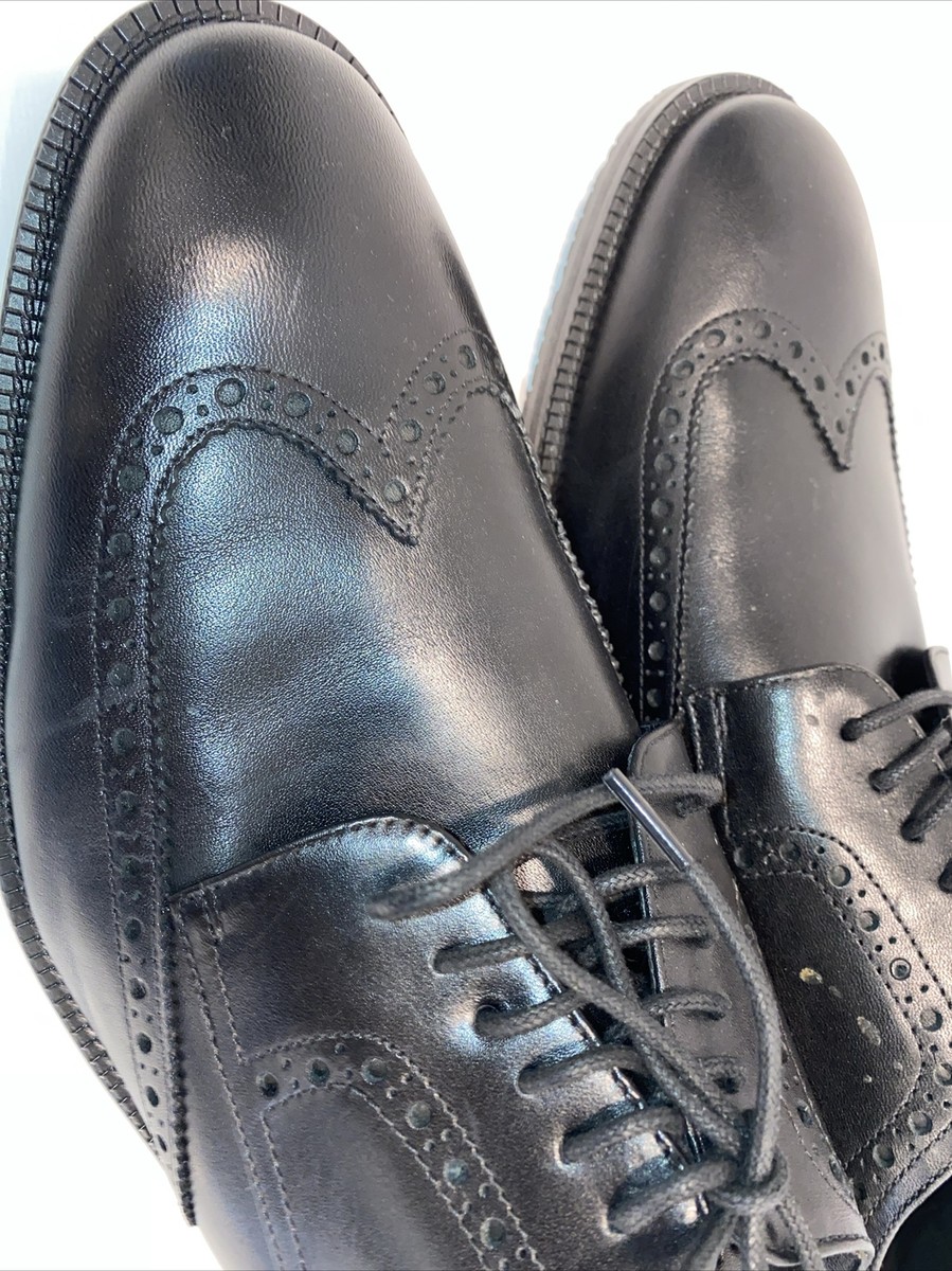 Cole Haan Grand 360 Men\'s Sz 12 Leather Wingtip Oxford Shoes C34262 Black Mens COLE HAAN Shoes Me Wing Oxford Lace up Comfortable  main image 4