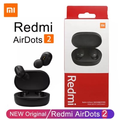 Original Xiaomi Redmi Airdots 2 TWS Fone Bluetooth Ohrhörer drahtlose Kopfhörer