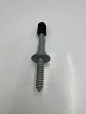 (QTY 2) Hubbell Crossarm Insulator Pin Lag Screw Type Galvanized Steel Shaft
