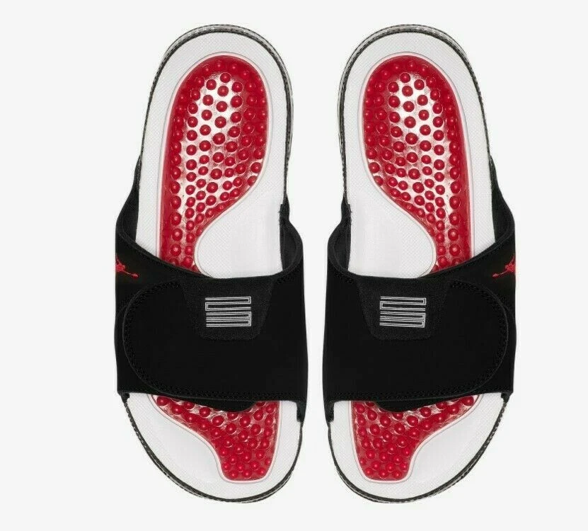 Nike Jordan Hydro 11 Retro Negro Rojo Universitario Nuevo AA1336-006 s 8 Foto 2 de 2