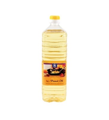 100% reines Erdnussöl - 1 Liter - Erdnußöl Peanut Oil Erdnuss Öl Fett Holland