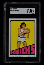 PHIL JACKSON 1972 TOPPS BASKETBALL ROOKIE CARD #32 SGC 7.5 NM+ KNICKS BULLS HOF. rookie card picture