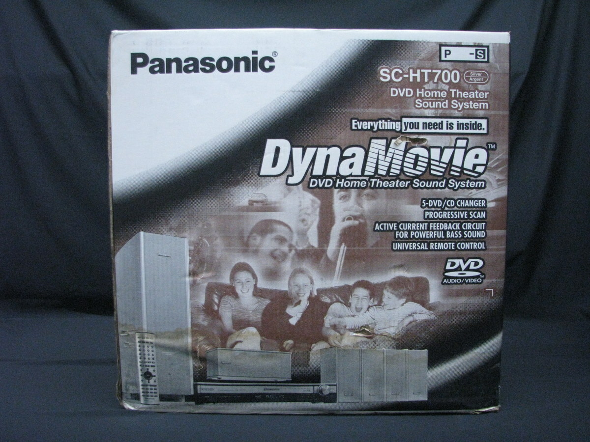 New/NOS Vtg Panasonic DVD Home Theater Sound System SCHT700 5DVD/ CD