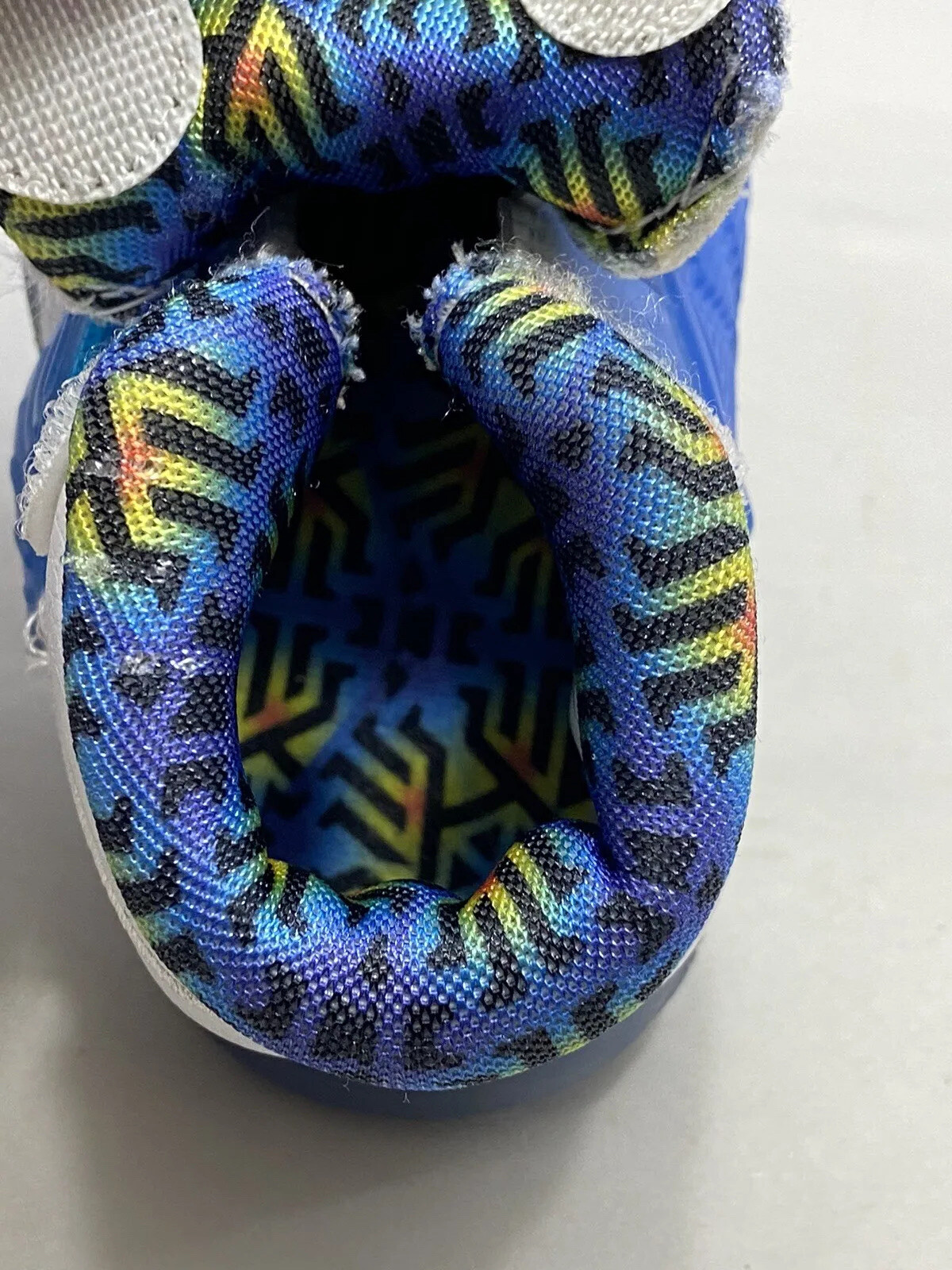 Nike Kyrie Irving Basketball Shoes Boys TODDLER INFANT Sz. 4C -White Blue Hi-Top thumbnail 14