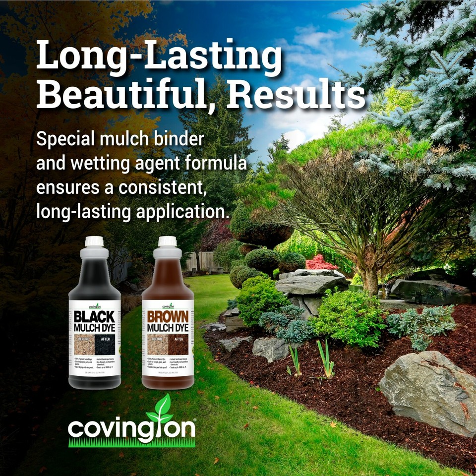 Mulch Dye Rich Brown Black Mulch Dye Concentrate Colorant Paint Just