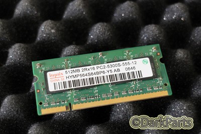 1GB RAM Mémoire 2Rx8 PC2 5300S 555 12 9185439 44331