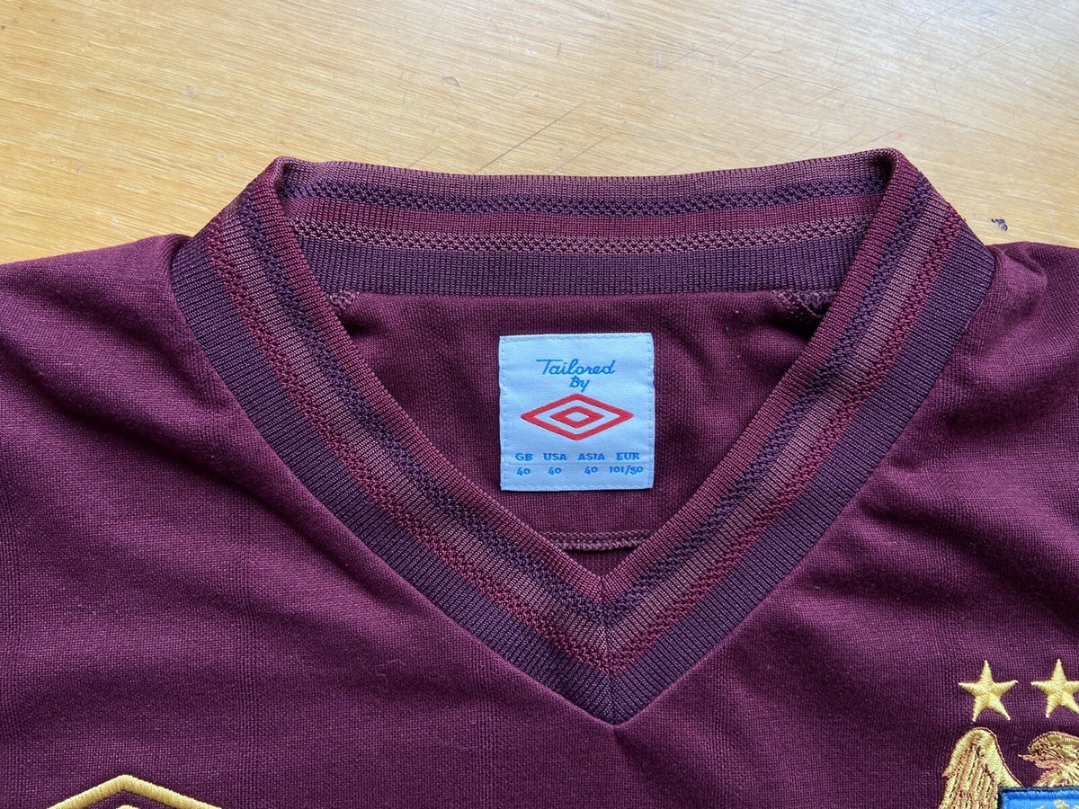 Maillot Extérieur Manchester City 2012-2013 Umbro Taille 42 (mauvais état)