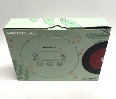 Portable CD Player, MONODEAL Rechargeable Personal Compact Disc CD Player with H